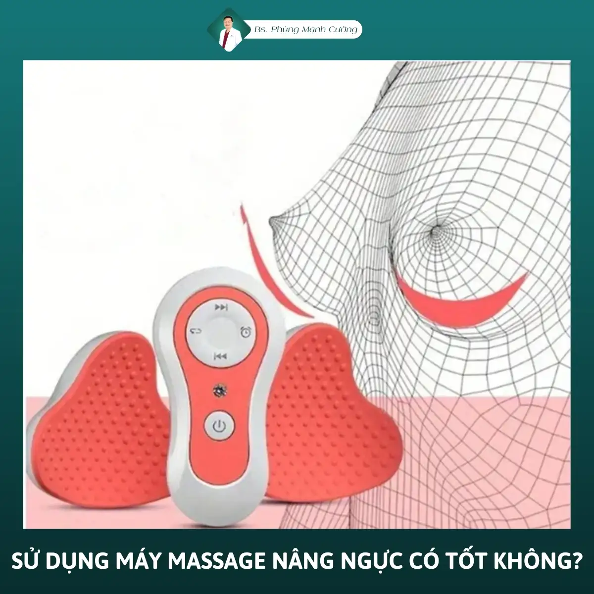 Sử dụng máy massage nâng ngực mang lại nhiều lợi ích
