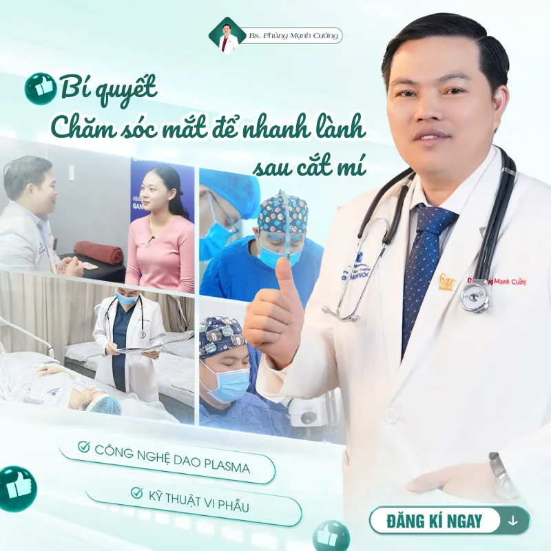Cắt mí bao lâu thì lành? Hướng dẫn cách chăm sóc sau cắt mí 13 Cách chăm sóc mí mắt sau khi phẫu thuật cắt mí