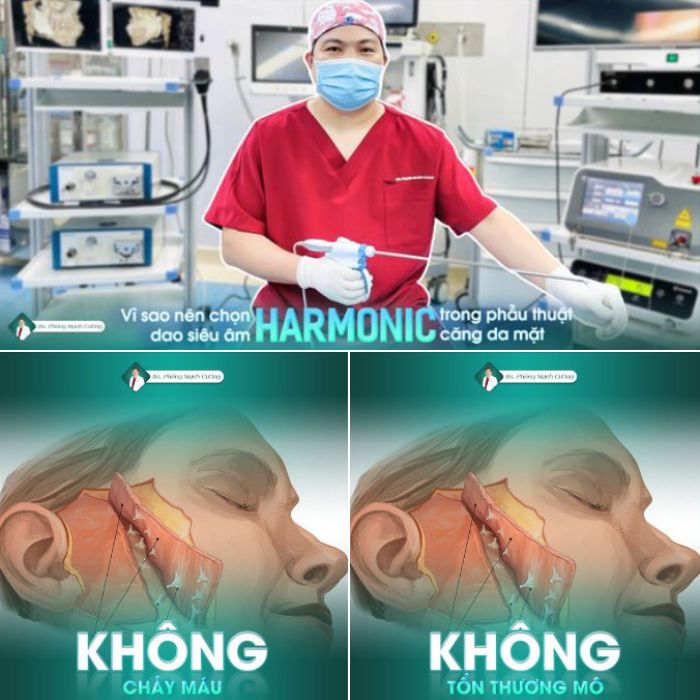 BS Cường là một trong những vị bác sĩ thẩm mỹ tại Việt Nam tiên phong ứng dụng công nghệ nội soi 4K và dao mổ Harmonic vào phẫu thuật căng da mặt