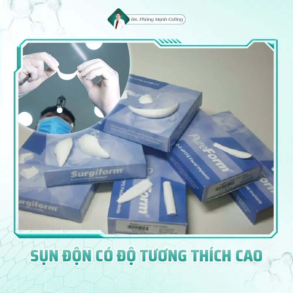Tư Vấn Nên Độn Cằm Bằng Chất Liệu Gì An Toàn, Chất Lượng? 10 Bác sĩ Phùng Mạnh Cường sử dụng chất liệu độn cằm cao cấp, an toàn