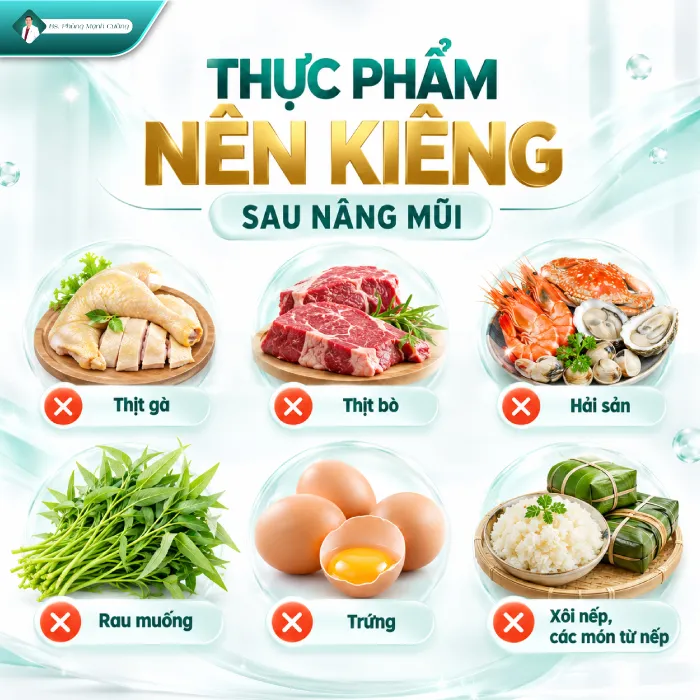 Nâng mũi ăn rau răm được không