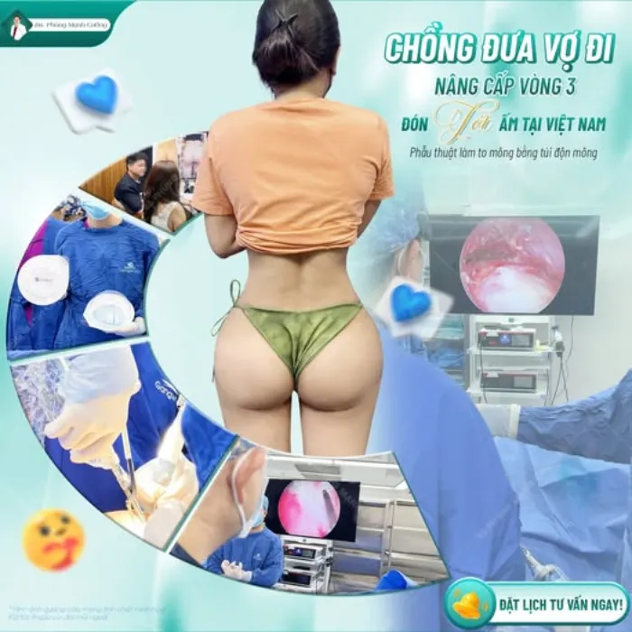 Nâng Mông Sebbin: Bí Quyết Sở Hữu Vòng 3 Hoàn Hảo Tại Bác Sĩ Phùng Mạnh Cường