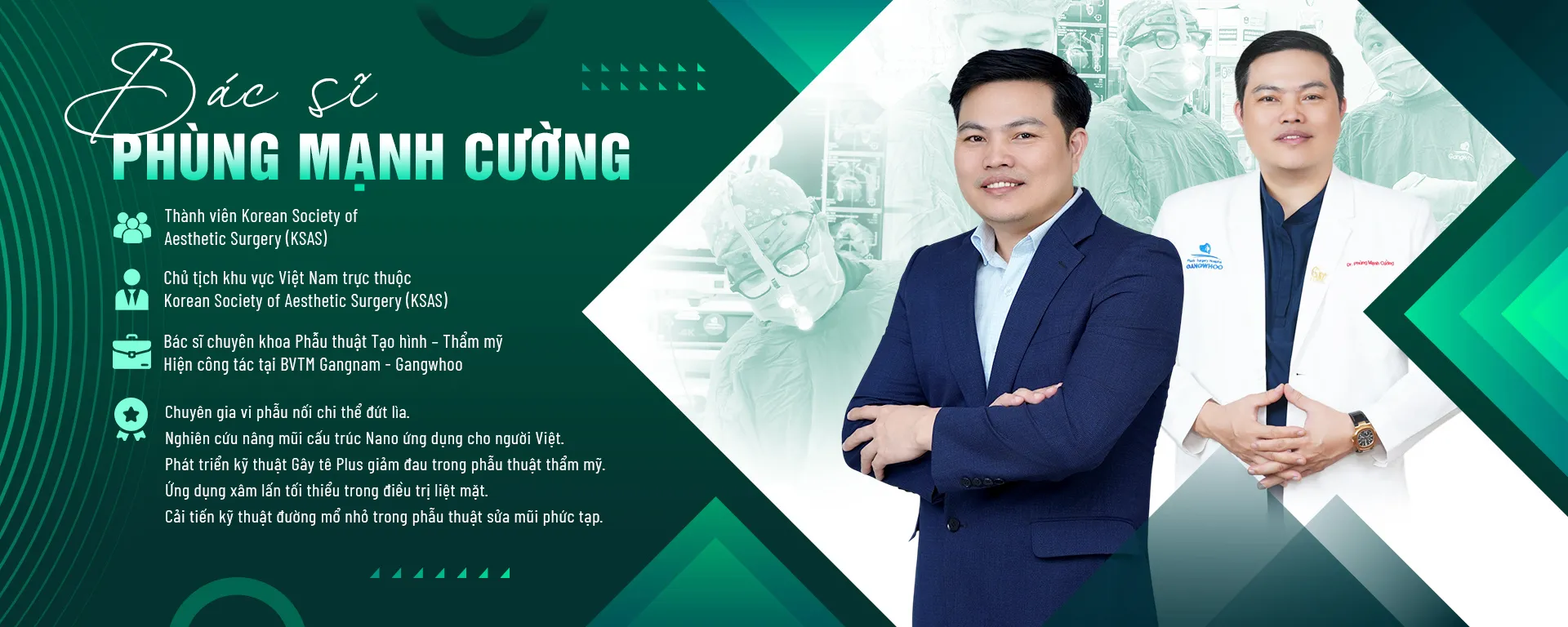 Bác Sĩ Phùng Mạnh Cường Chuyên Khoa Phẫu Thuật Thẩm Mỹ