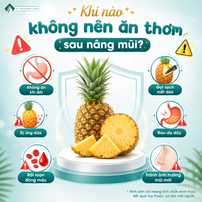 Nâng Mũi Ăn Thơm (Dứa) Được Không? Bác Sĩ Cường Giải Đáp