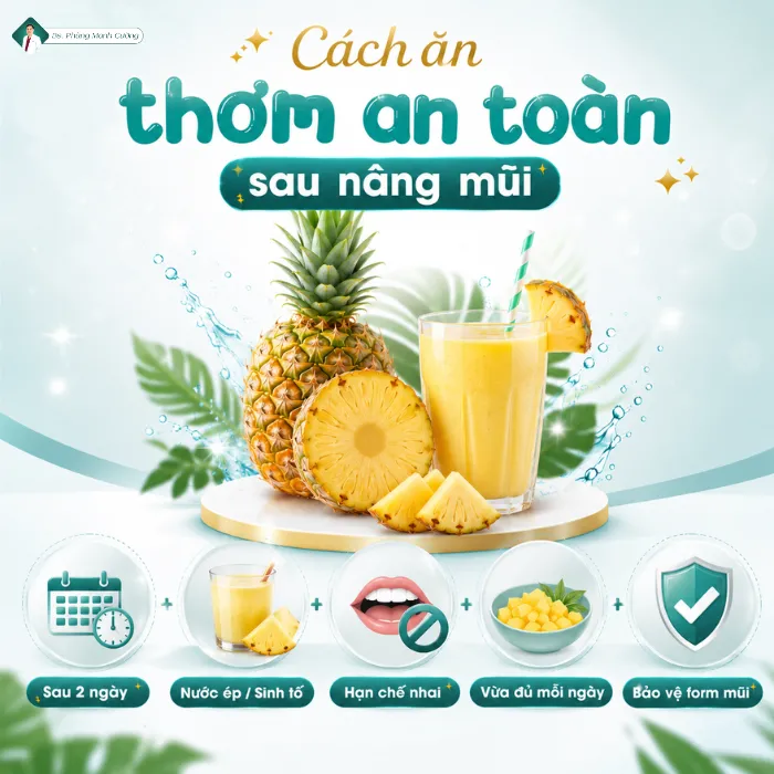 Nâng Mũi Ăn Thơm (Dứa) Được Không? Bác Sĩ Cường Giải Đáp