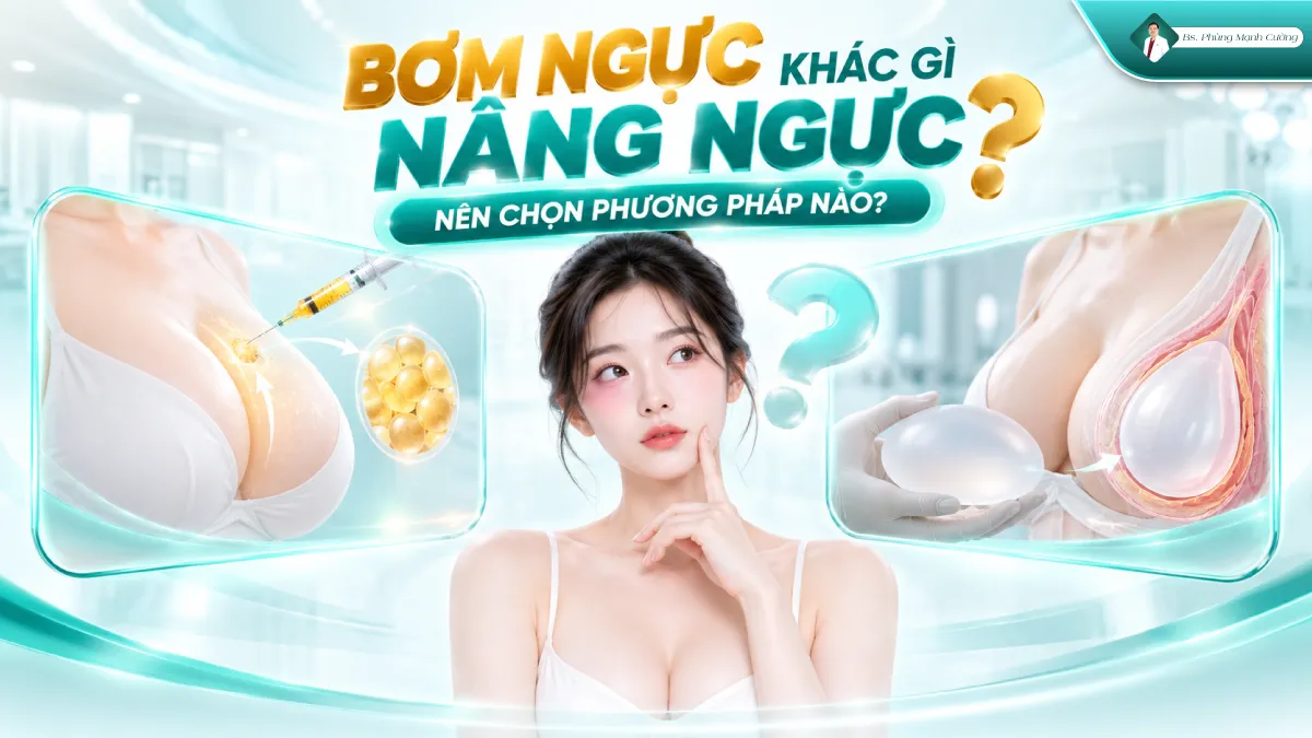 Bơm Ngực Khác Gì Nâng Ngực? Nên Chọn Phương Pháp Nào?