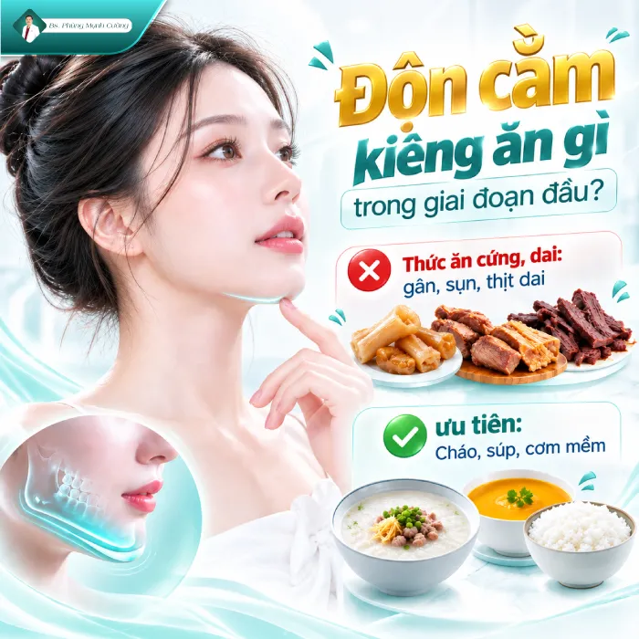 Độn Cằm Kiêng Ăn Gì? Bác Sĩ Phùng Mạnh Cường Giải Đáp Chi Tiết