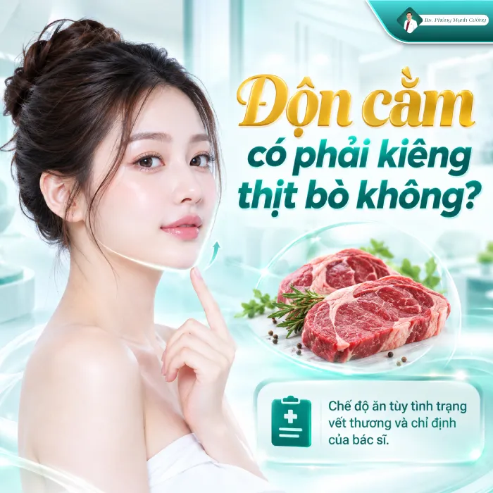 Độn Cằm Kiêng Ăn Gì? Bác Sĩ Phùng Mạnh Cường Giải Đáp Chi Tiết