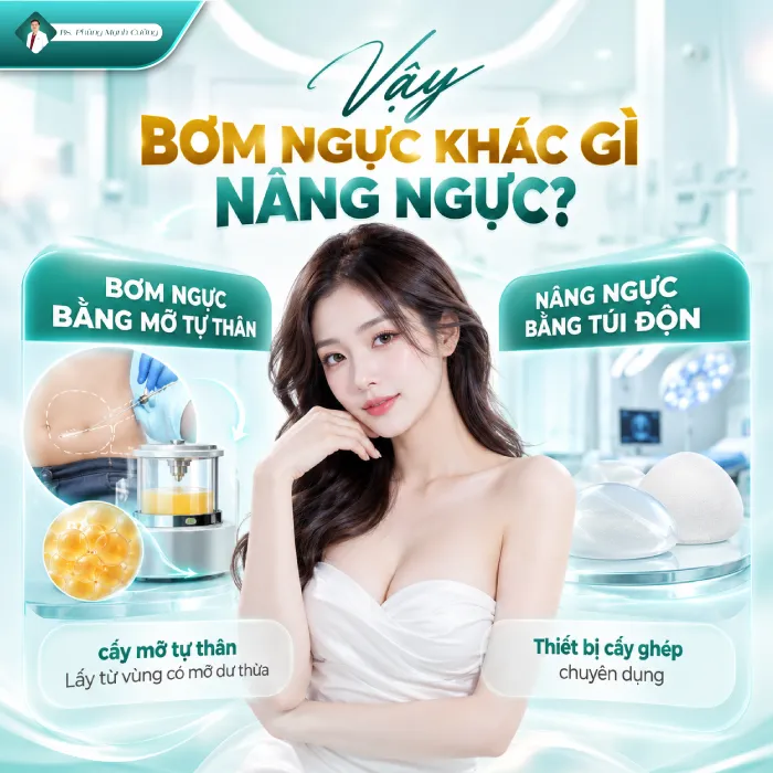 Bơm Ngực Khác Gì Nâng Ngực? Nên Chọn Phương Pháp Nào?