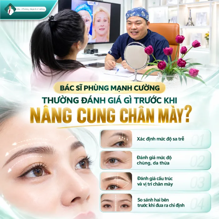 Nâng Cung Chân Mày Giữ Được Bao Lâu? Bác Sĩ Phùng Mạnh Cường Giải Đáp