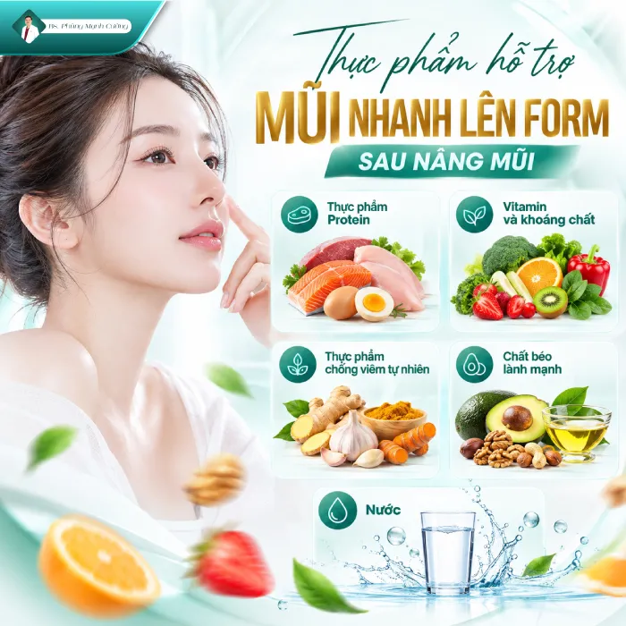 nâng mũi ăn bánh kem được không