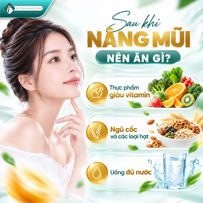 Nâng mũi ăn hủ tiếu được không