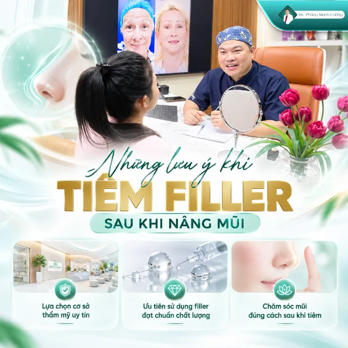 Nâng mũi rồi có tiêm filler được không