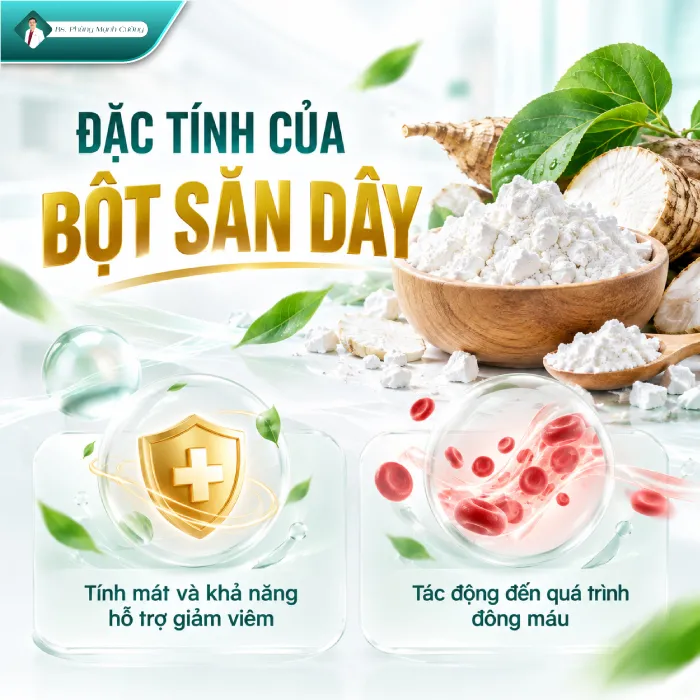 Nâng mũi uống bột sắn dây được không? Bác sĩ giải đáp